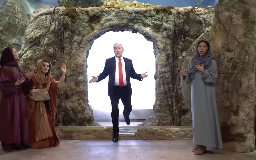 Donald Trump Thinks He is Jesus on Easter in SNL’s Cold Open